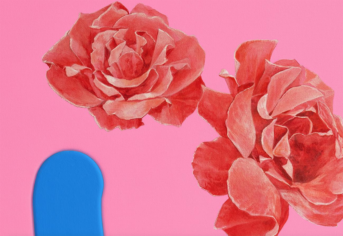 Okay Bouquet 10 Canvas Print